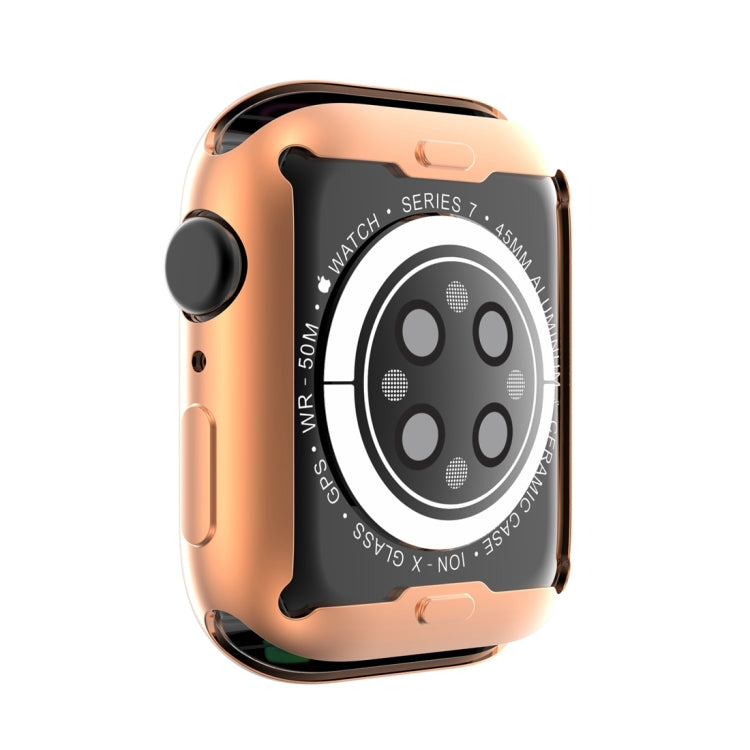 Shockproof TPU All-inclusive Electroplate Protective Case For Apple Watch Series 8 / 7 41mm