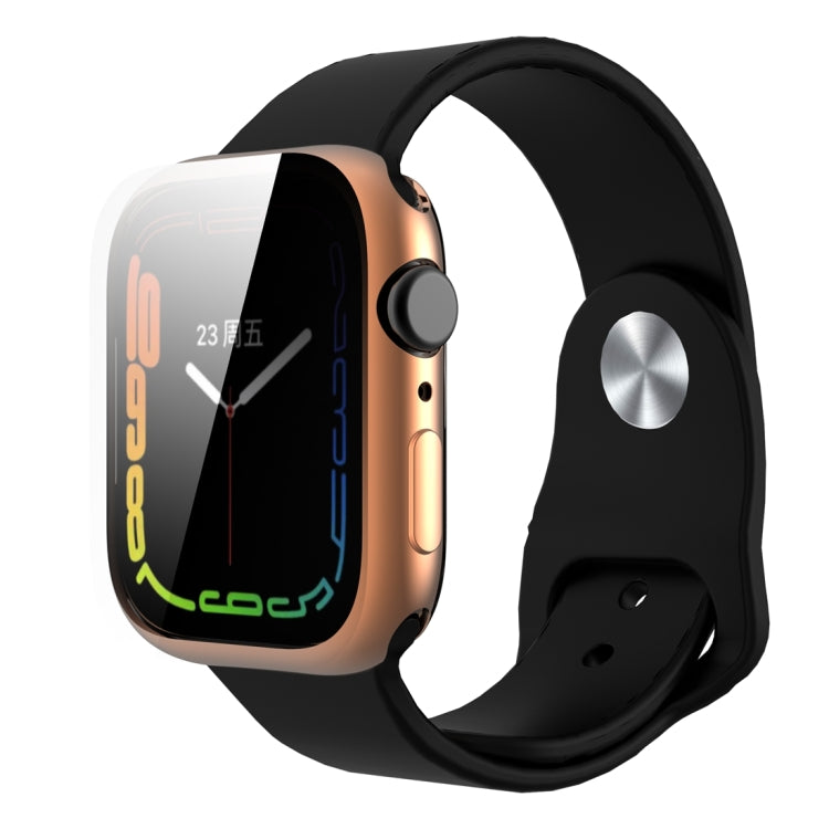 Shockproof TPU All-inclusive Electroplate Protective Case For Apple Watch Series 8 / 7 41mm