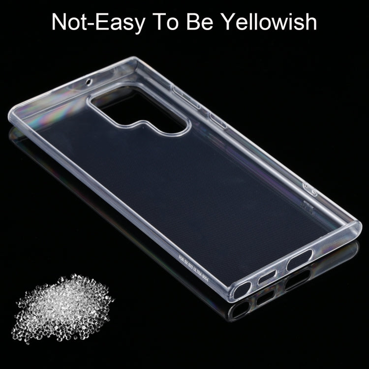For Samsung Galaxy S22 Ultra 5G 0.75mm Ultra-thin Transparent TPU Soft Protective Case