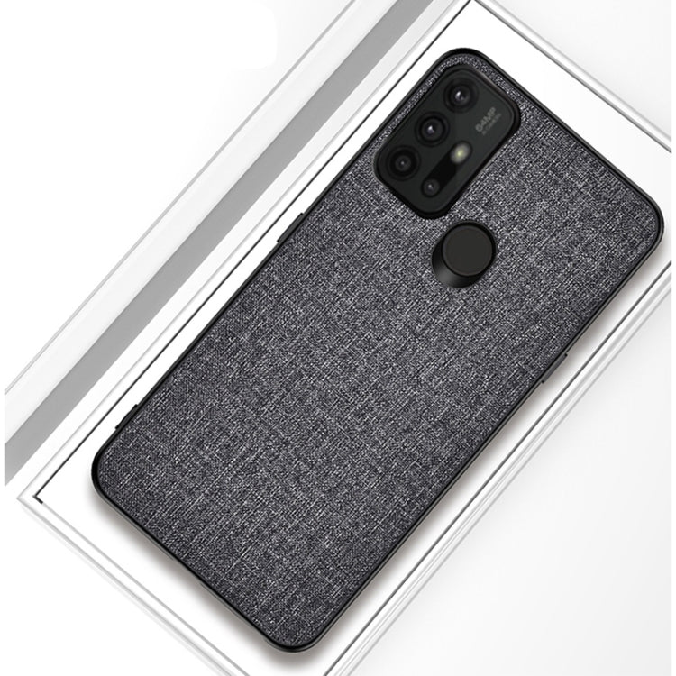 For Motorola Moto G30 Shockproof Cloth Texture PC+ TPU Protective Case