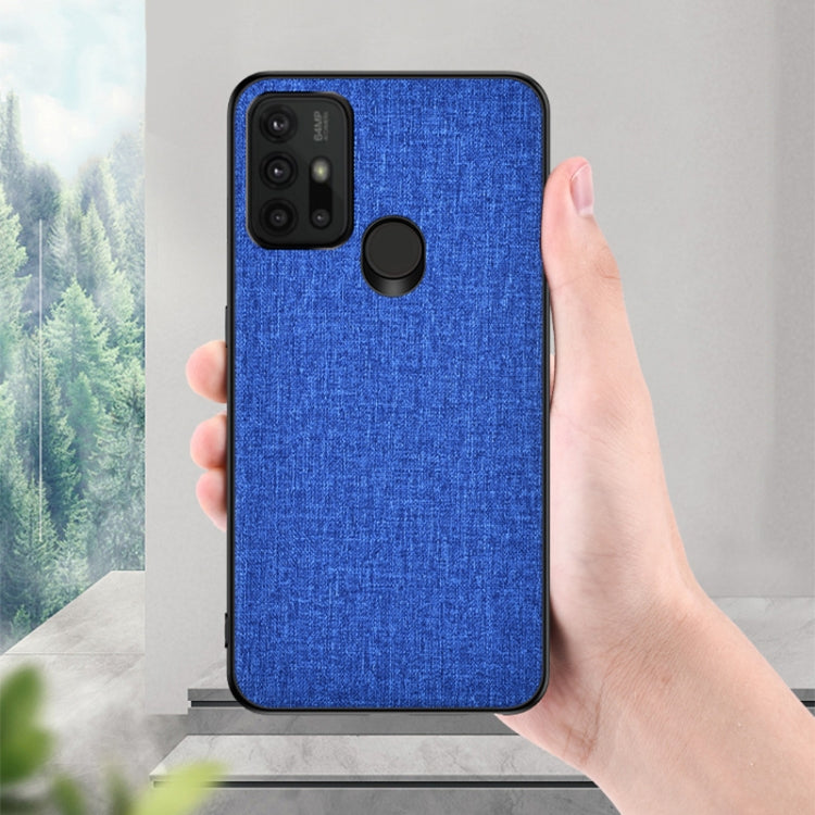 For Motorola Moto G30 Shockproof Cloth Texture PC+ TPU Protective Case