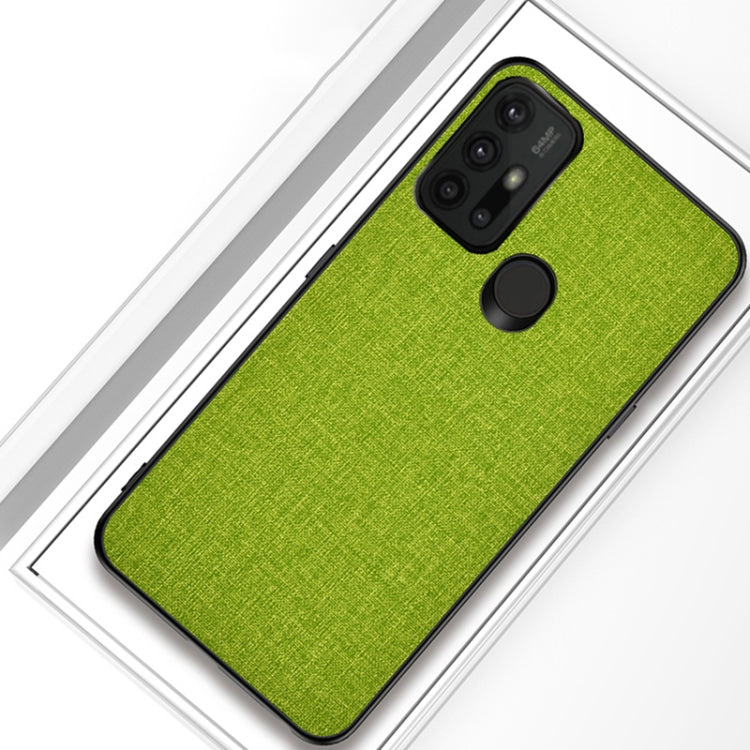 For Motorola Moto G30 Shockproof Cloth Texture PC+ TPU Protective Case