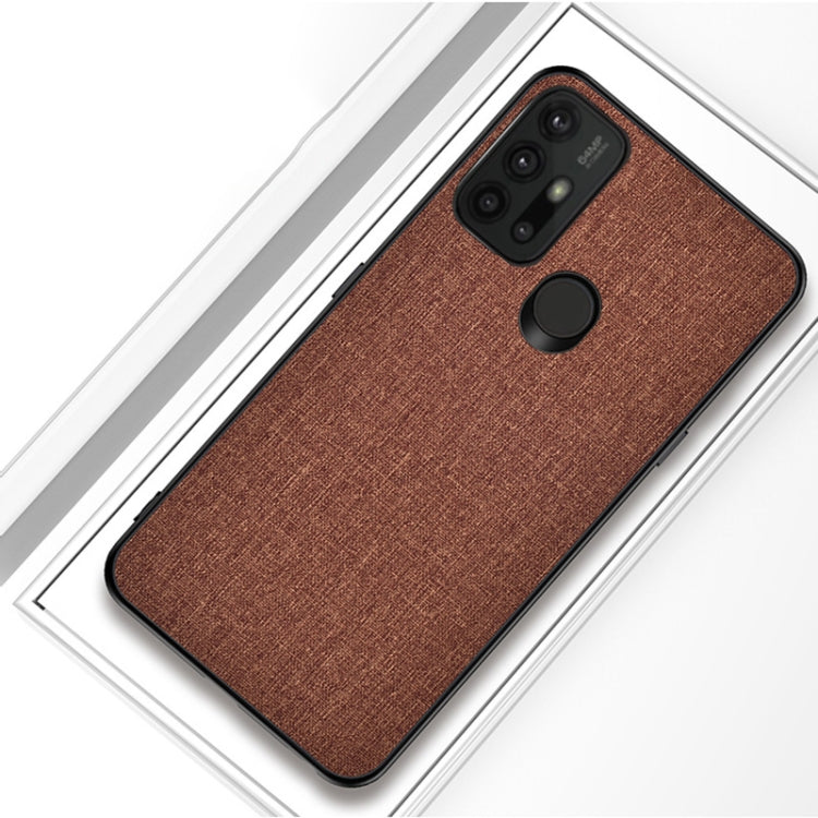 For Motorola Moto G30 Shockproof Cloth Texture PC+ TPU Protective Case