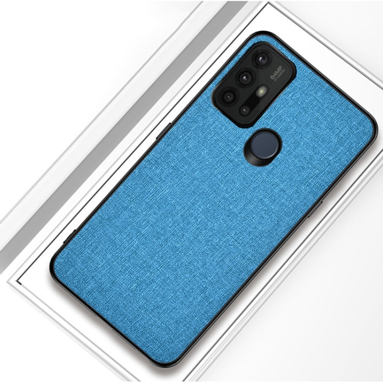 For Motorola Moto G30 Shockproof Cloth Texture PC+ TPU Protective Case