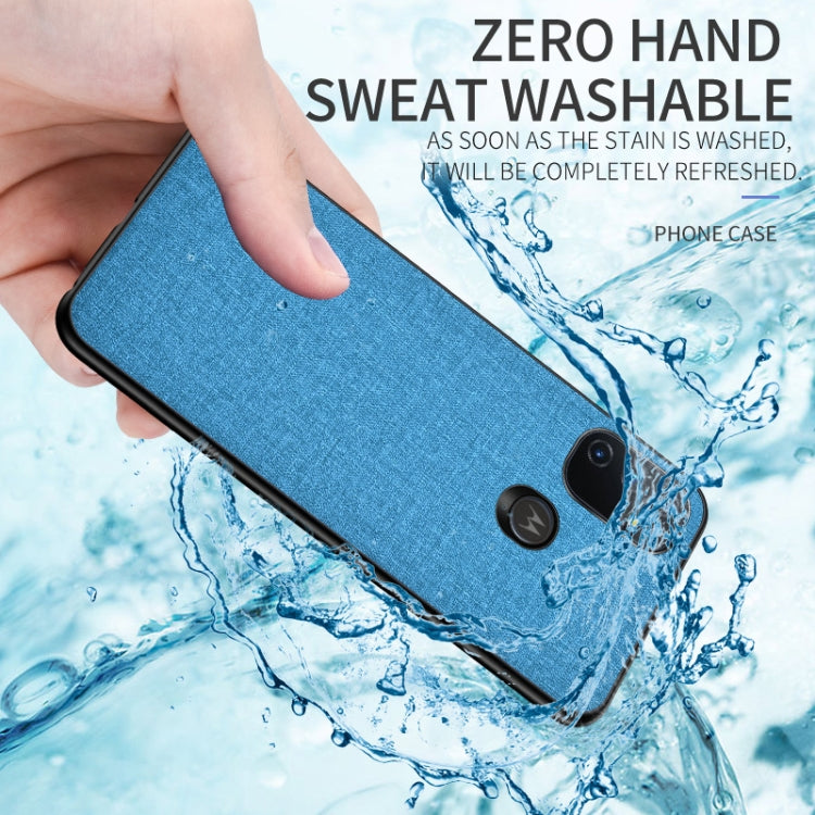 For Motorola Moto G30 Shockproof Cloth Texture PC+ TPU Protective Case