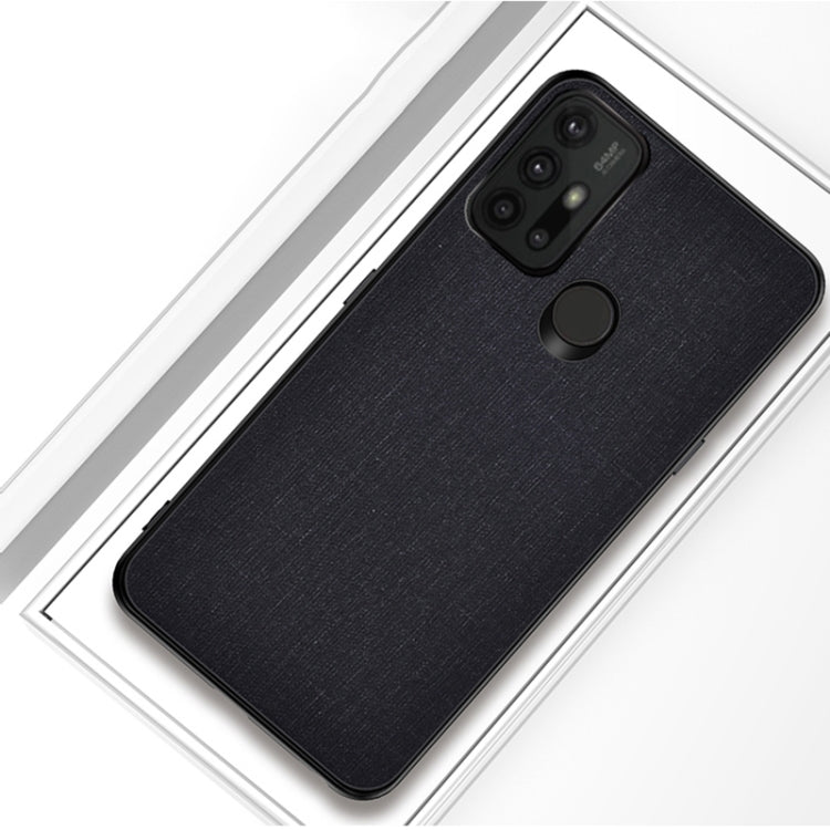 For Motorola Moto G30 Shockproof Cloth Texture PC+ TPU Protective Case