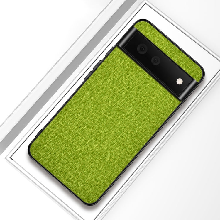 For Google Pixel 6 Shockproof Cloth Texture PC+ TPU Protective Case