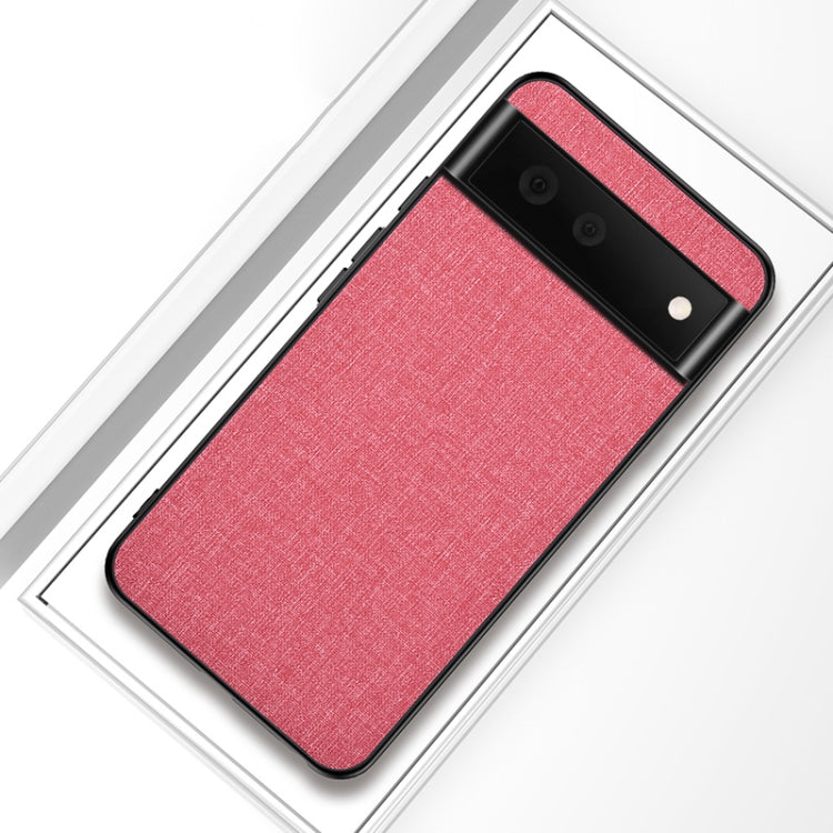 For Google Pixel 6 Shockproof Cloth Texture PC+ TPU Protective Case
