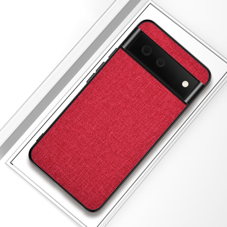 For Google Pixel 6 Shockproof Cloth Texture PC+ TPU Protective Case