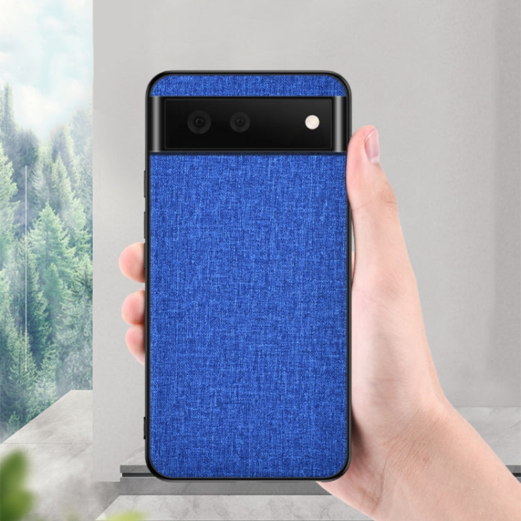 For Google Pixel 6 Shockproof Cloth Texture PC+ TPU Protective Case