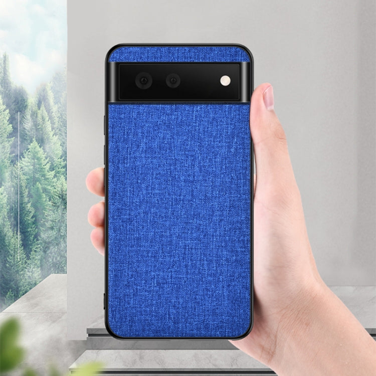 For Google Pixel 6 Pro Shockproof Cloth Texture PC+ TPU Protective Case