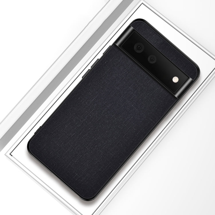 For Google Pixel 6 Pro Shockproof Cloth Texture PC+ TPU Protective Case
