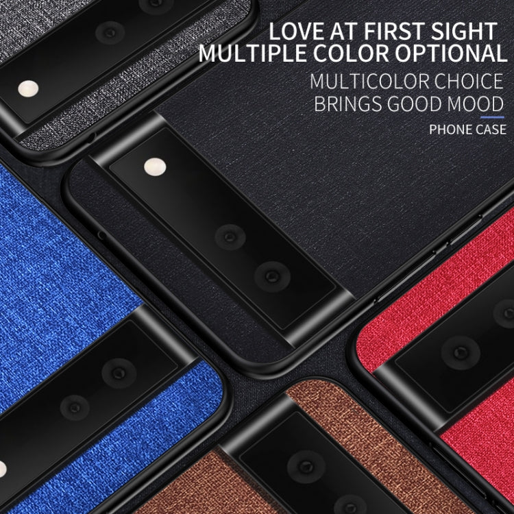 For Google Pixel 6 Pro Shockproof Cloth Texture PC+ TPU Protective Case