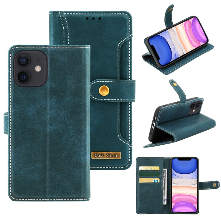 Copper Buckle Horizontal Flip Leather Phone Case with Holder & Card Slots & Wallet For iPhone 11