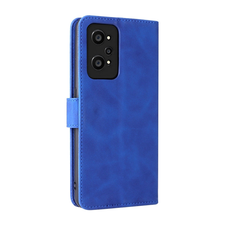 For OPPO Realme GT Neo2 Solid Color Skin Feel Magnetic Buckle Horizontal Flip Calf Texture PU Phone Case