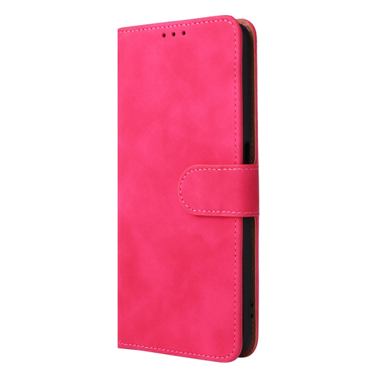 For OPPO Realme 8i Solid Color Skin Feel Magnetic Buckle Horizontal Flip Calf Texture PU Phone Case