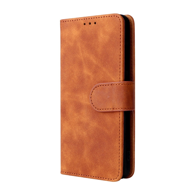 For TCL A3X Solid Color Skin Feel Magnetic Buckle Horizontal Flip Calf Texture PU Phone Case