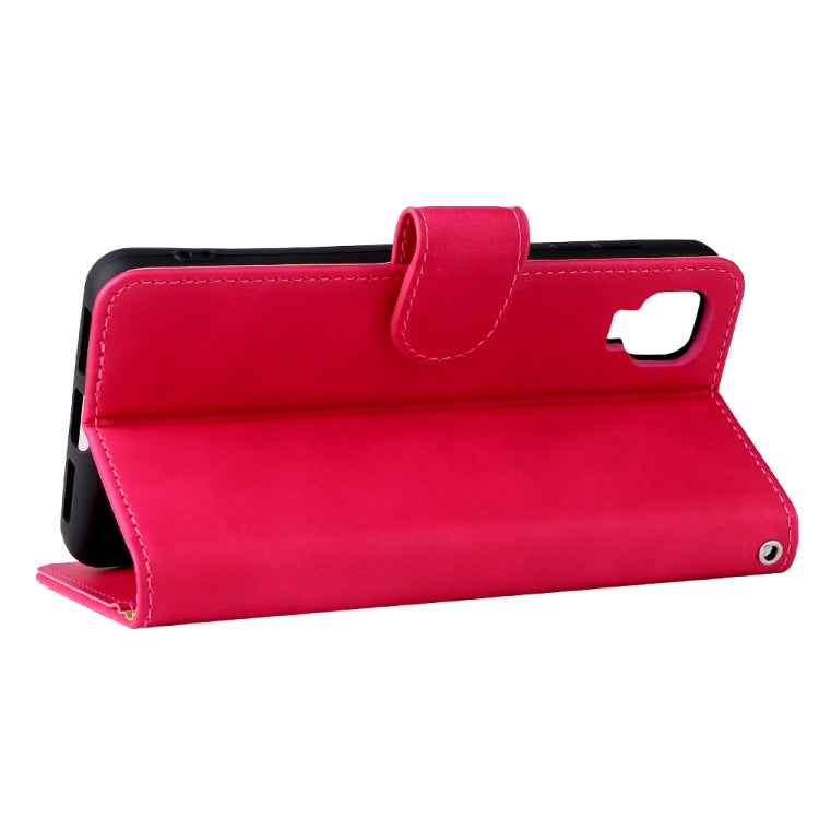 For TCL A3X Solid Color Skin Feel Magnetic Buckle Horizontal Flip Calf Texture PU Phone Case