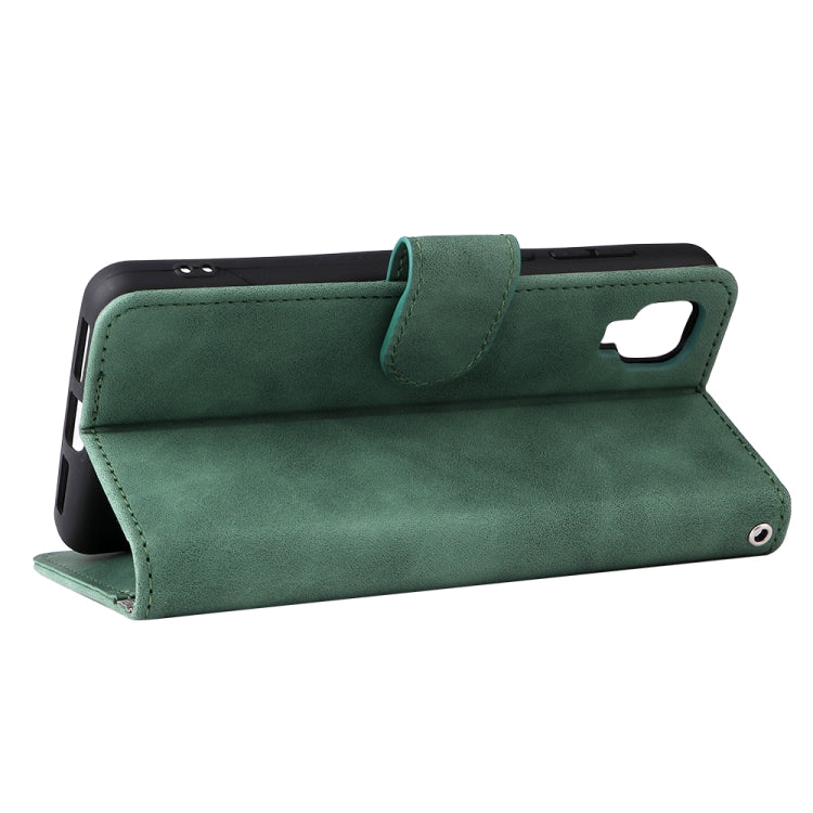 For TCL A3X Solid Color Skin Feel Magnetic Buckle Horizontal Flip Calf Texture PU Phone Case