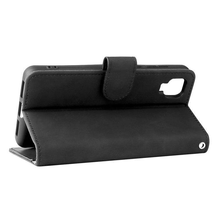 For TCL A3X Solid Color Skin Feel Magnetic Buckle Horizontal Flip Calf Texture PU Phone Case