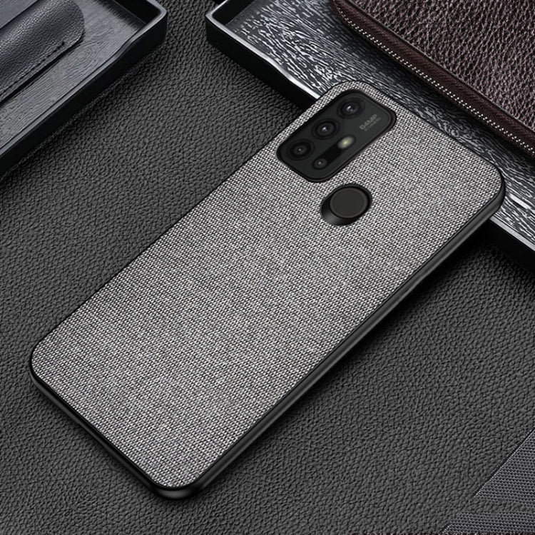 For Motorola Moto G30 Shockproof Cloth Texture PC + TPU Protective Case