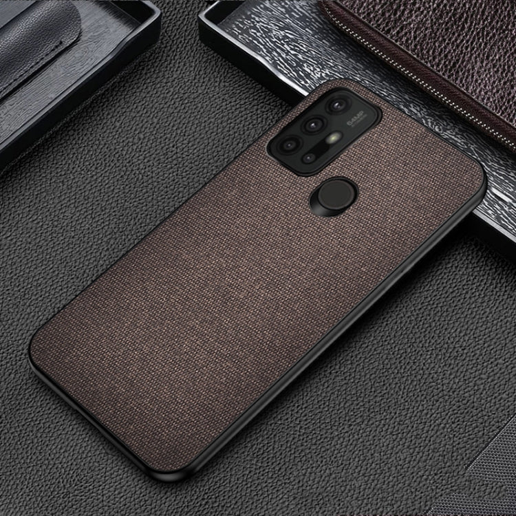 For Motorola Moto G30 Shockproof Cloth Texture PC + TPU Protective Case