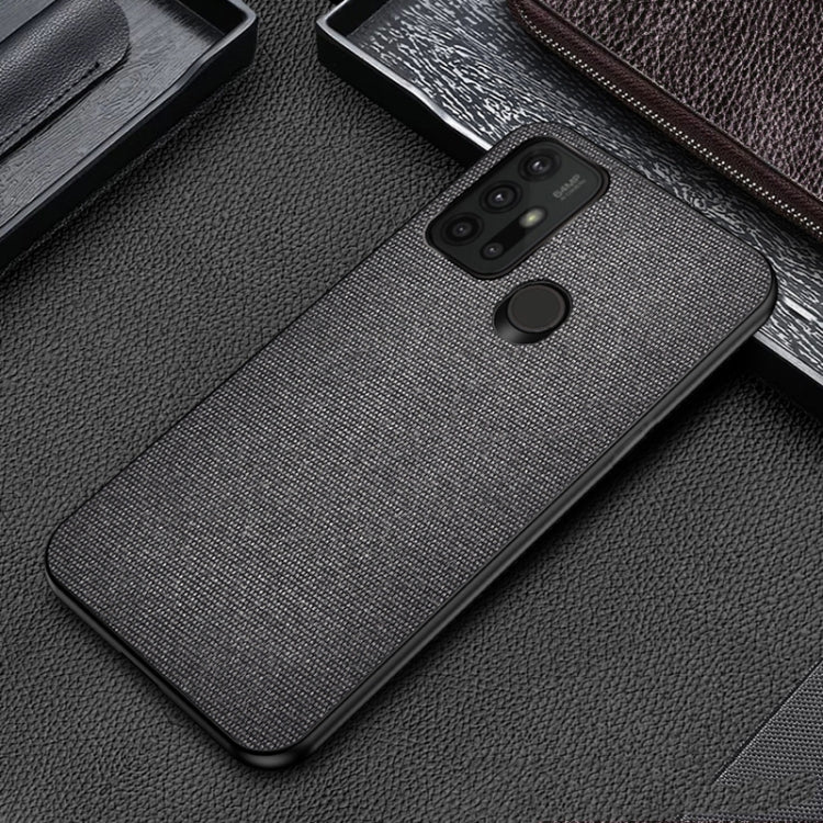 For Motorola Moto G30 Shockproof Cloth Texture PC + TPU Protective Case