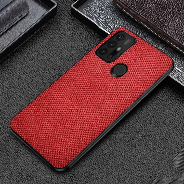 For Motorola Moto G30 Shockproof Cloth Texture PC + TPU Protective Case