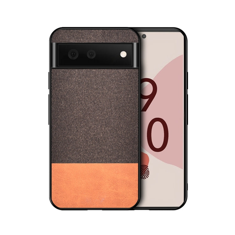 For Google Pixel 6 Shockproof Cloth Texture PC + TPU Protective Case