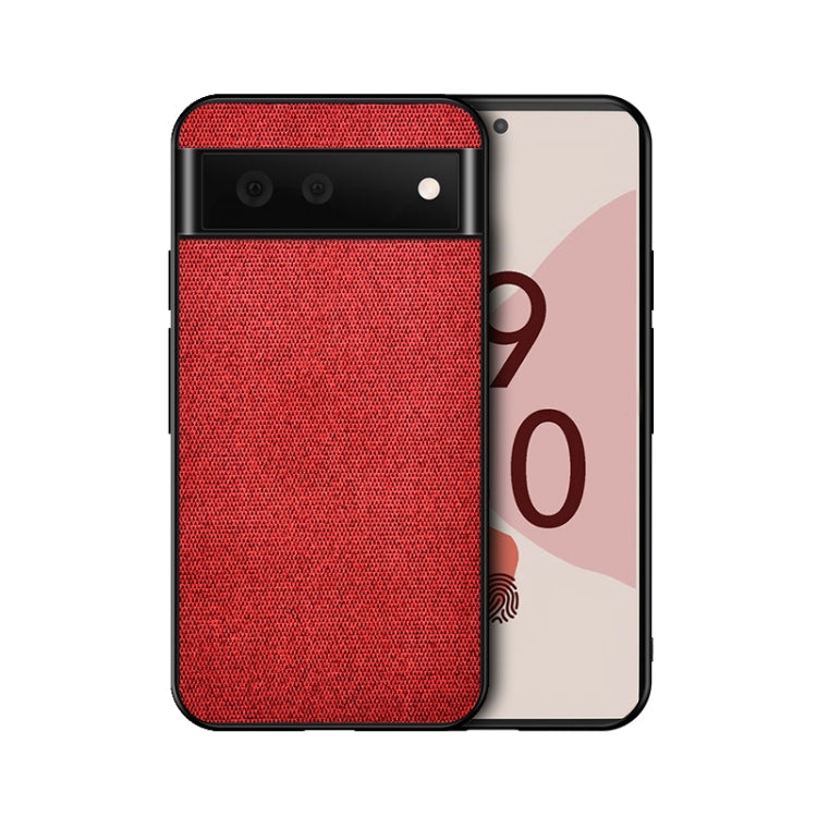 For Google Pixel 6 Shockproof Cloth Texture PC + TPU Protective Case