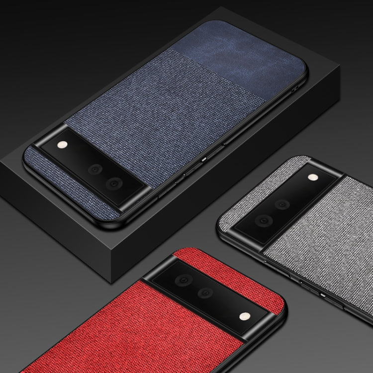 For Google Pixel 6 Pro Shockproof Cloth Texture PC + TPU Protective Case