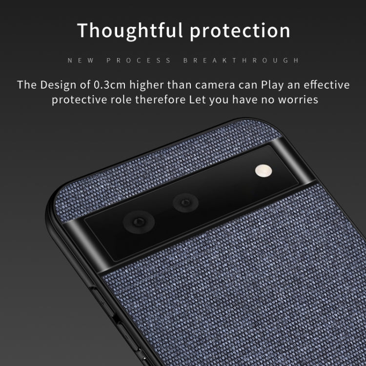 For Google Pixel 6 Pro Shockproof Cloth Texture PC + TPU Protective Case