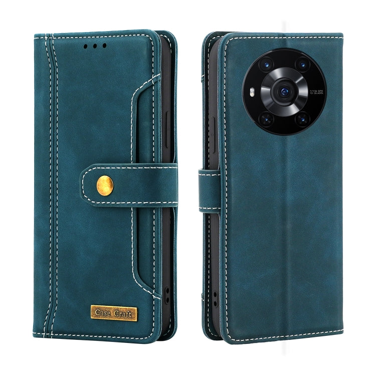 For Honor Magic3 Copper Buckle Horizontal Flip Leather Phone Case with Holder & Card Slots & Wallet