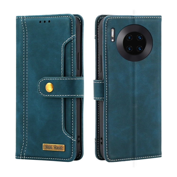 For Huawei Mate 30 Copper Buckle Horizontal Flip Leather Phone Case with Holder & Card Slots & Wallet
