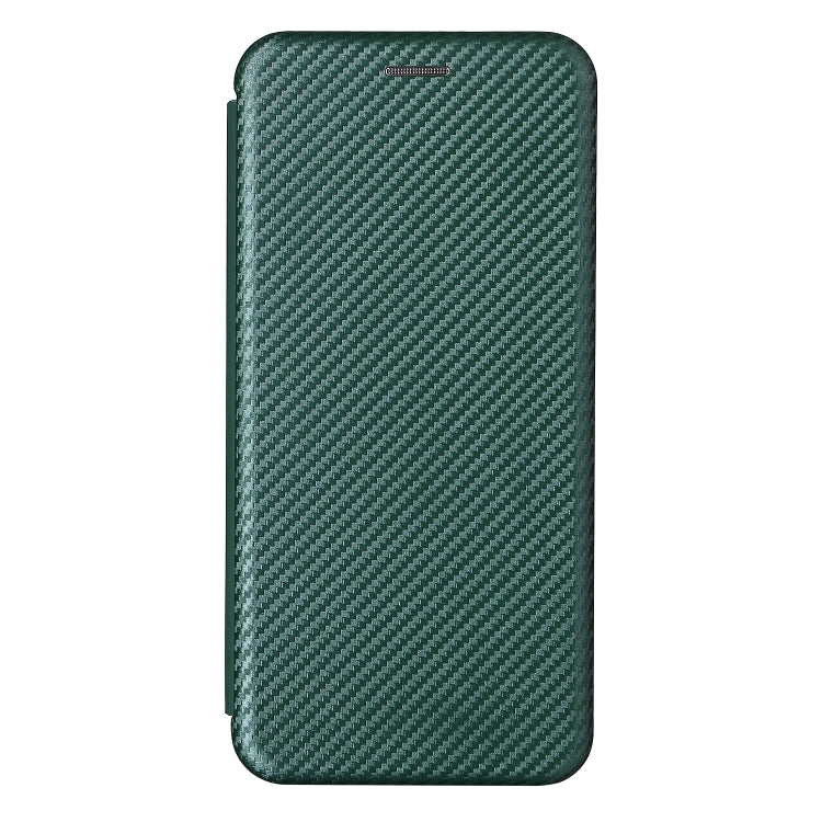 For TCL A3X Carbon Fiber Texture Horizontal Flip Leather Phone Case with Card Slot