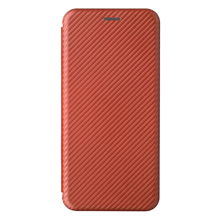 For TCL A3X Carbon Fiber Texture Horizontal Flip Leather Phone Case with Card Slot