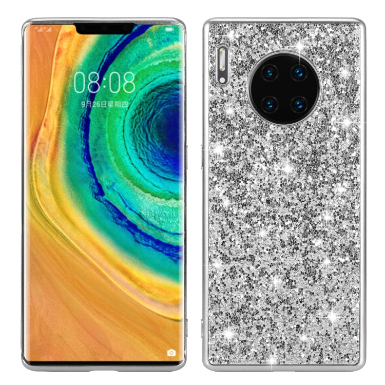 For Huawei Mate 30 Pro Glittery Powder Shockproof TPU Case