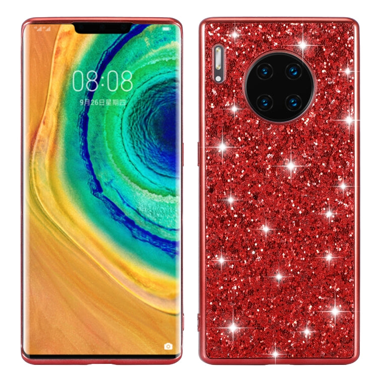 For Huawei Mate 30 Pro Glittery Powder Shockproof TPU Case