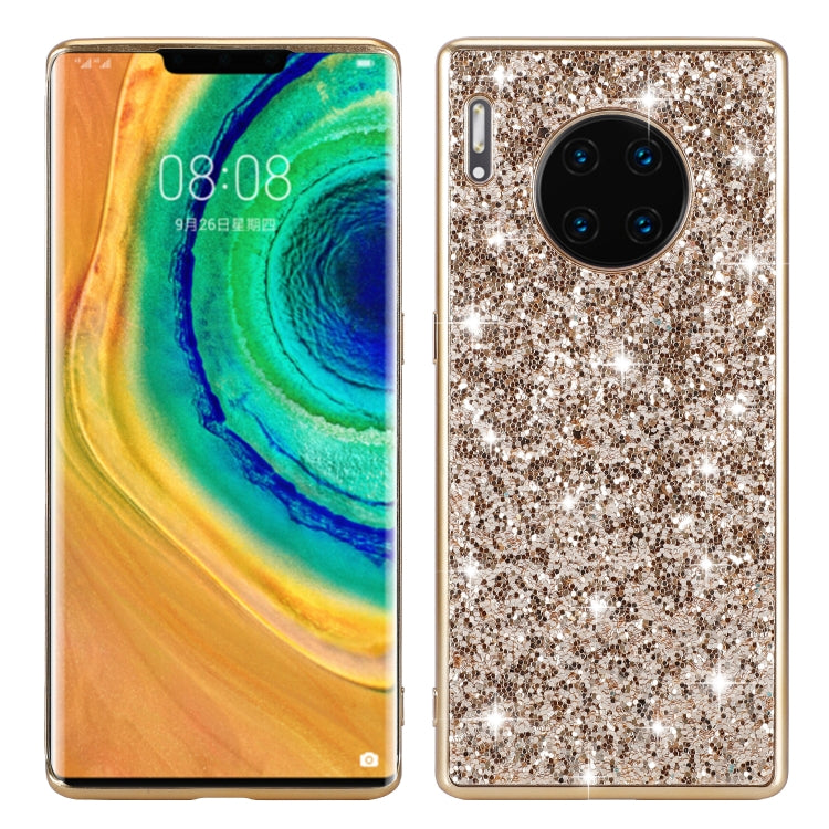 For Huawei Mate 30 Pro Glittery Powder Shockproof TPU Case
