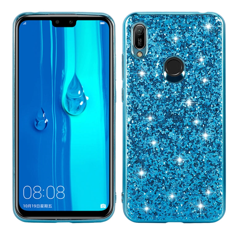 For Huawei Y6 Prime Glittery Powder Shockproof TPU Case