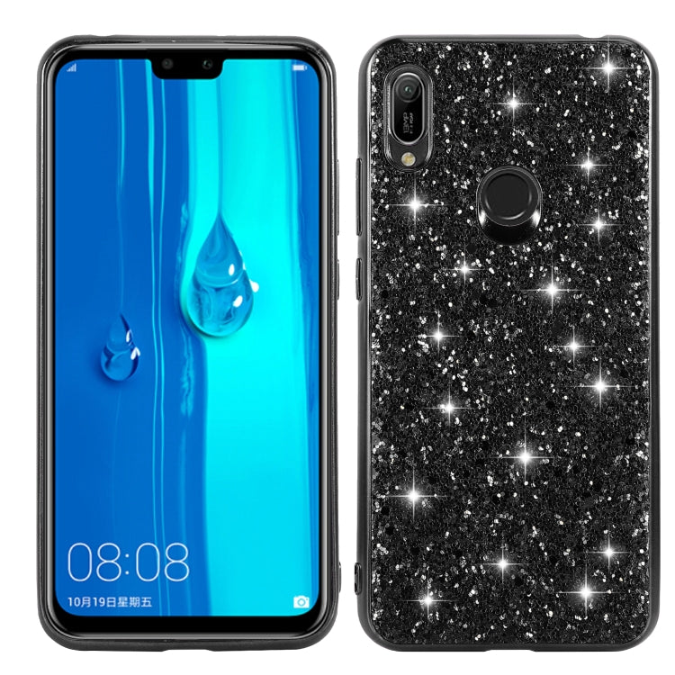 For Huawei Y6 Prime Glittery Powder Shockproof TPU Case