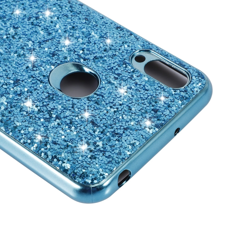 For Huawei Y6 Prime Glittery Powder Shockproof TPU Case