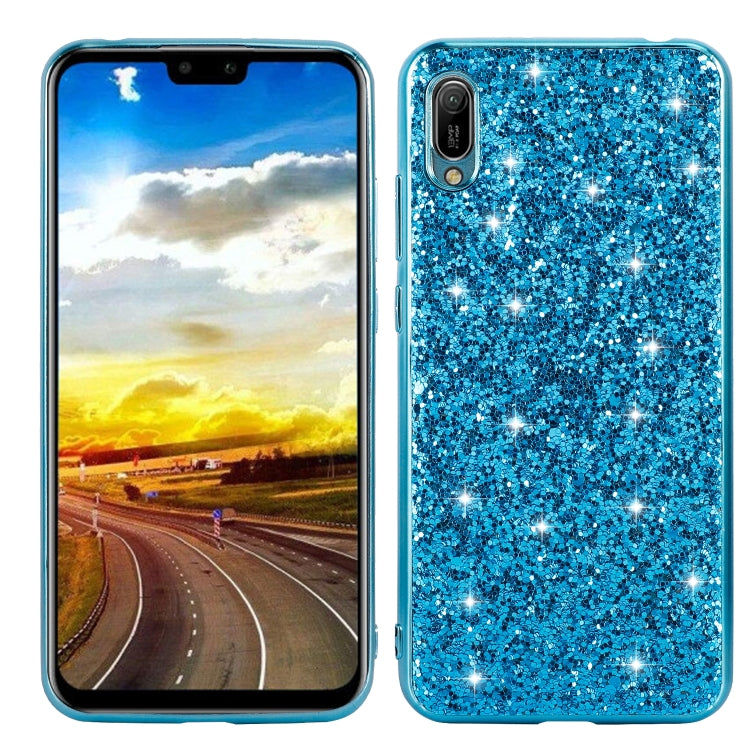 For Huawei Y6 Pro / Enjoy 9e Glittery Powder Shockproof TPU Case