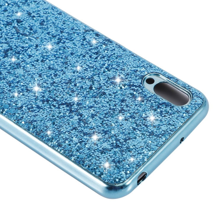 For Huawei Y6 Pro / Enjoy 9e Glittery Powder Shockproof TPU Case