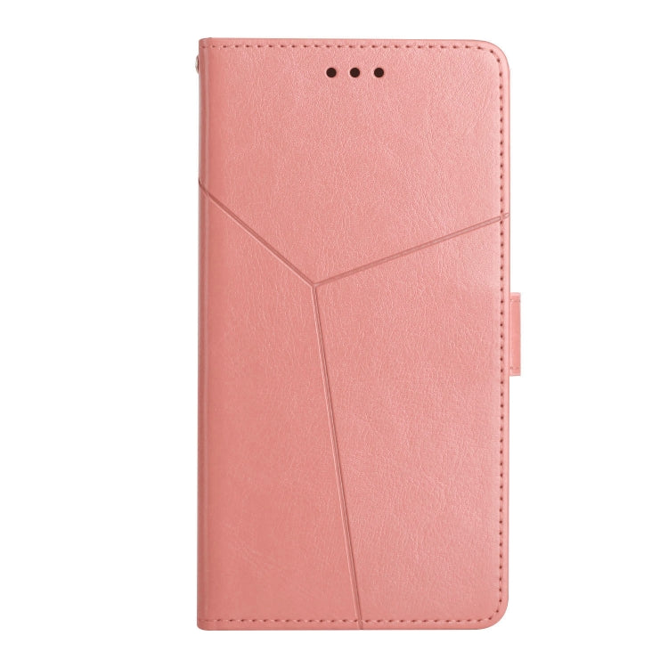 For Samsung Galaxy A03s 166mm Y Stitching Horizontal Flip Leather Case with Holder & Card Slots & Wallet & Photo Frame
