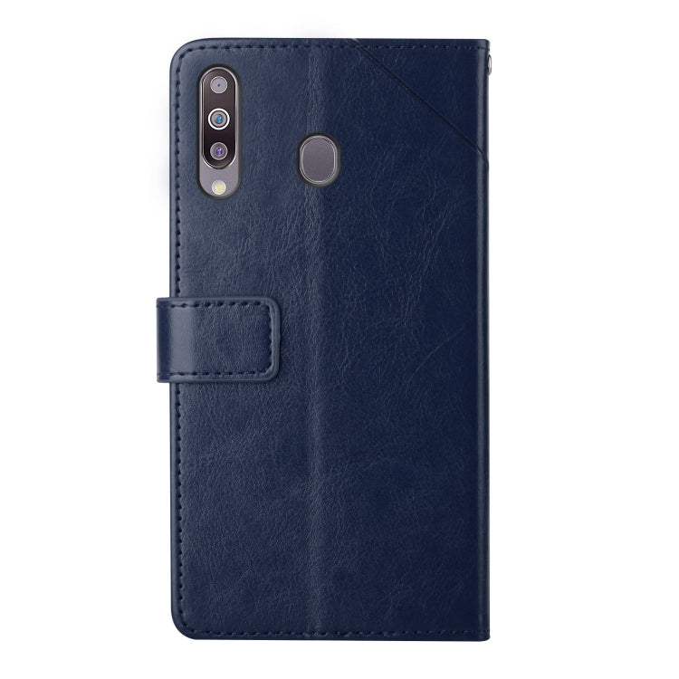 For Samsung Galaxy A20s Y Stitching Horizontal Flip Leather Case with Holder & Card Slots & Wallet & Photo Frame