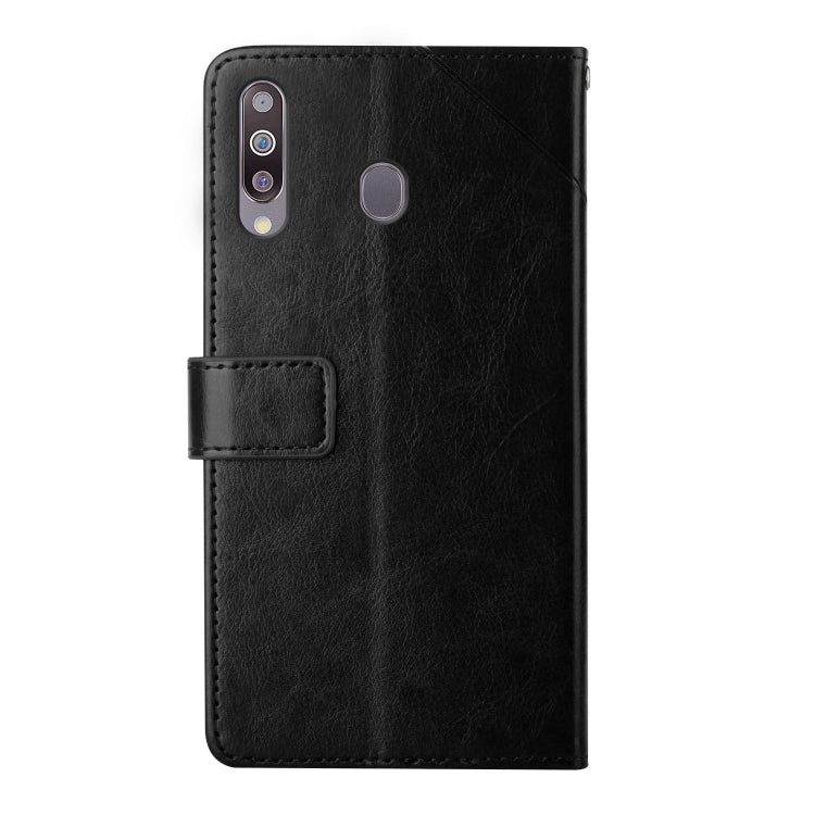 For Samsung Galaxy A20s Y Stitching Horizontal Flip Leather Case with Holder & Card Slots & Wallet & Photo Frame