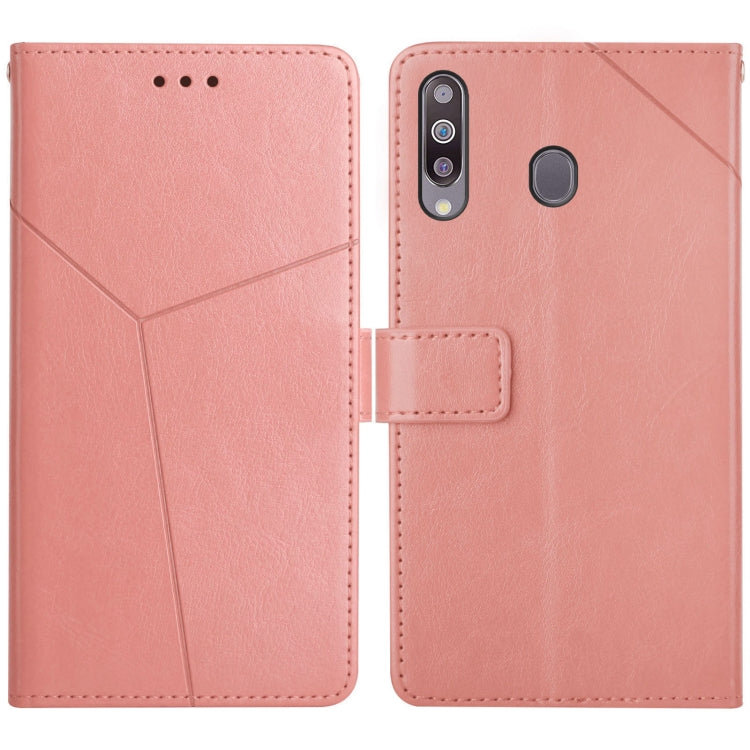 For Samsung Galaxy A20s Y Stitching Horizontal Flip Leather Case with Holder & Card Slots & Wallet & Photo Frame