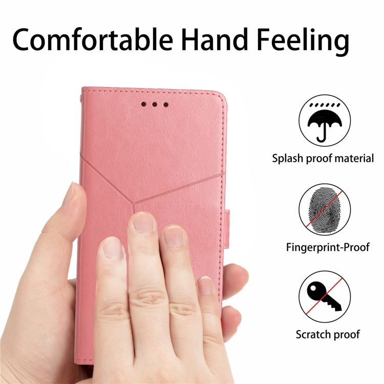 For Samsung Galaxy A21s EU Version Y Stitching Horizontal Flip Leather Case with Holder & Card Slots & Wallet & Photo Frame