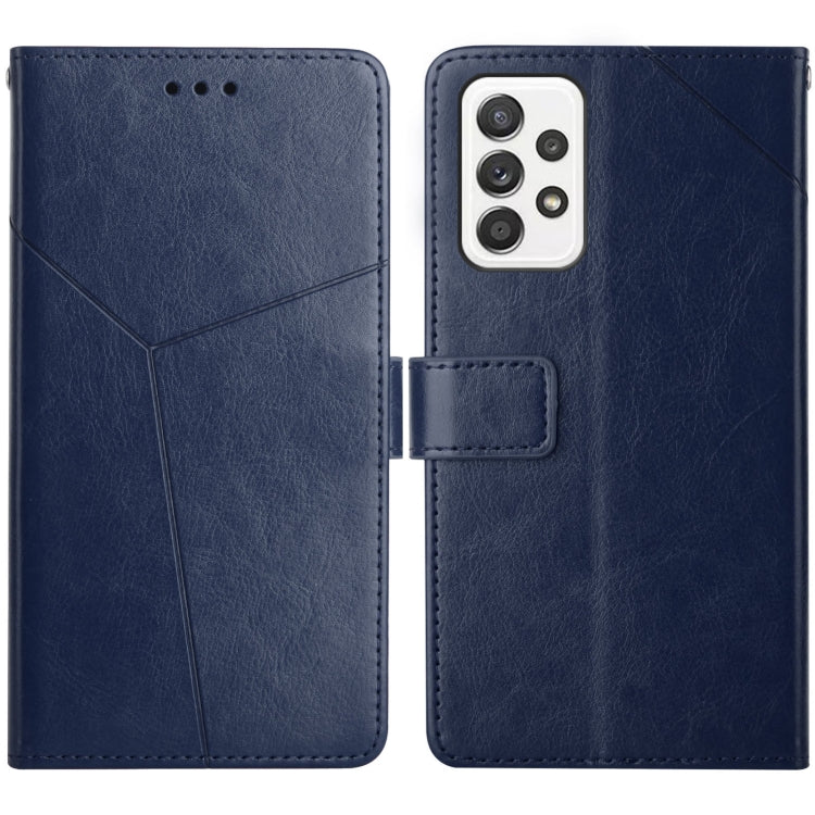 For Samsung Galaxy A32 4G Y Stitching Horizontal Flip Leather Case with Holder & Card Slots & Wallet & Photo Frame